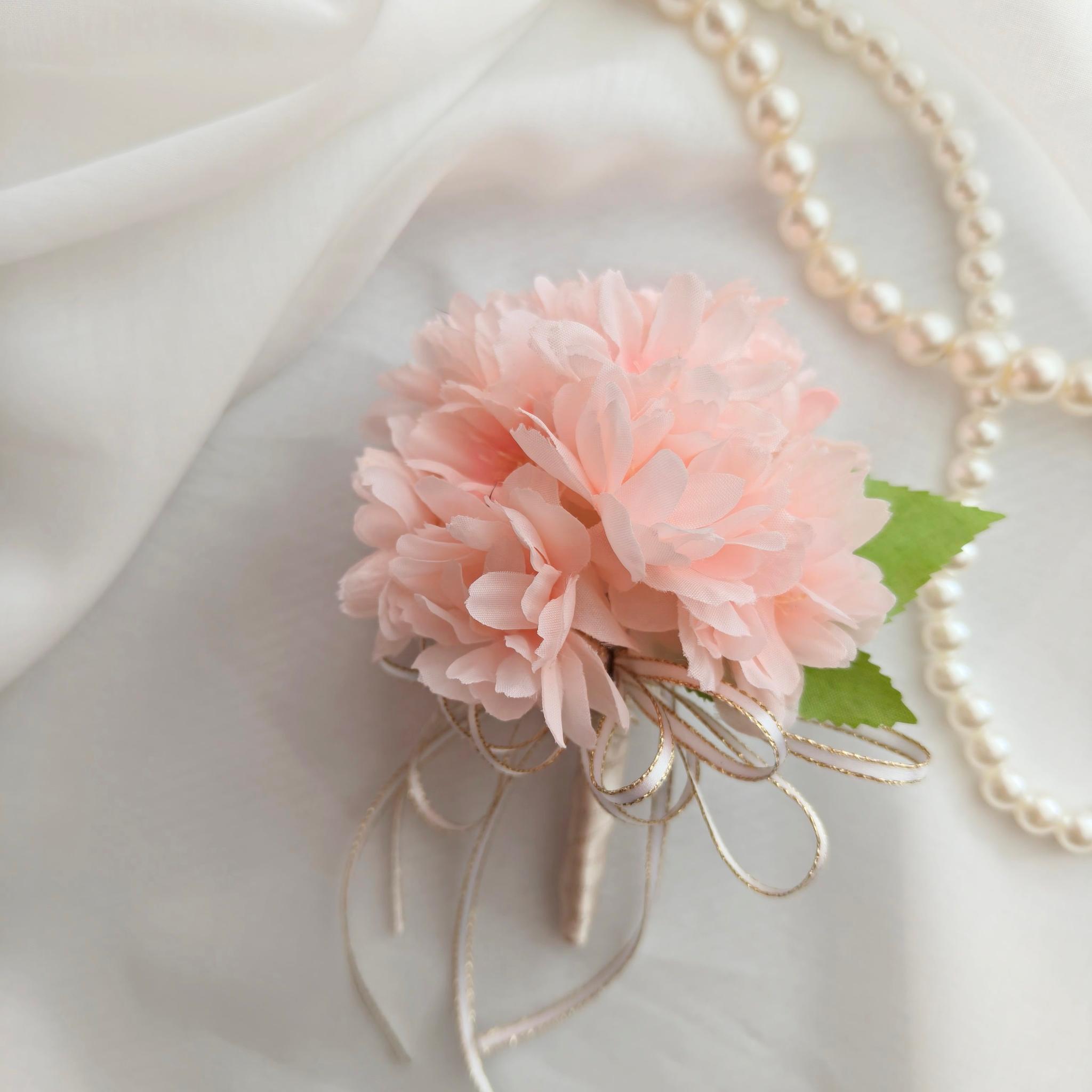 満開桜のコサージュ 親子コサージュ 入学式 入学式 卒業式 大人フォーマル シンプル 春2026 | 5枚目